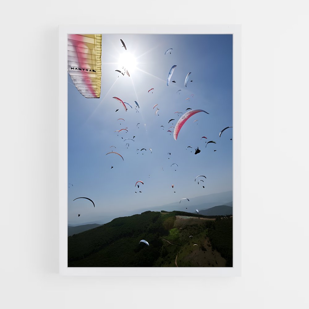 Poster Skyward Adventures – affiche Deltaplane (vue 3)